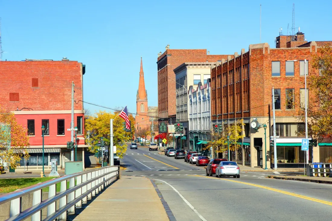 Downtown Elmira, New York
