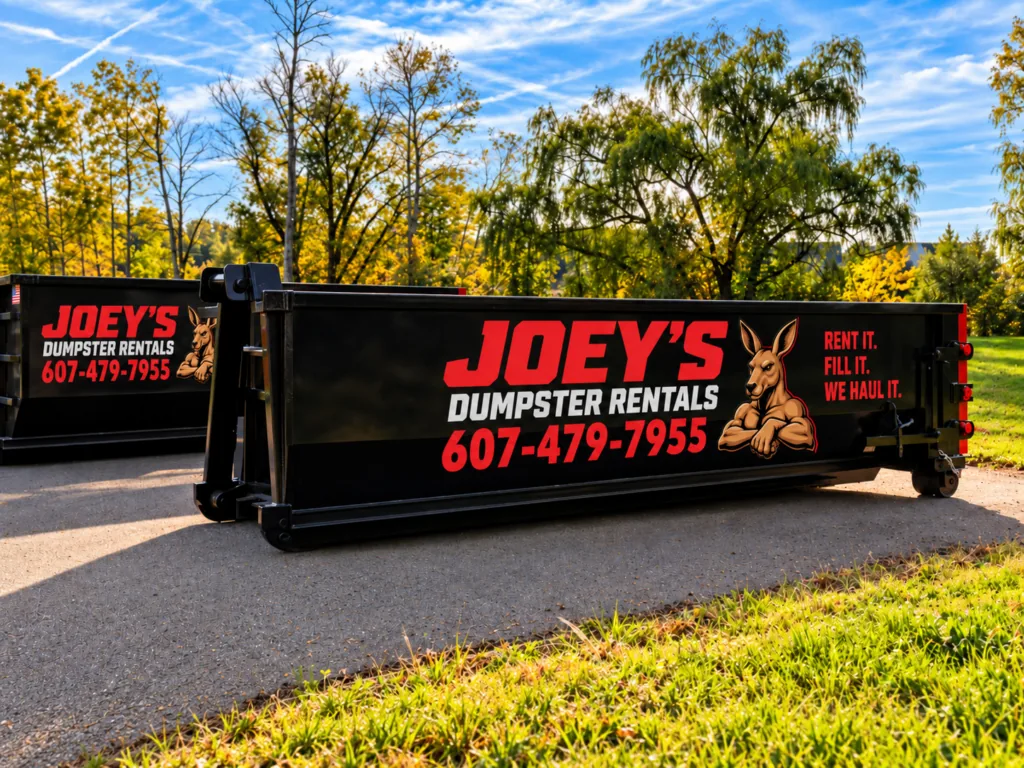 12 Yard roll-off dumpster
