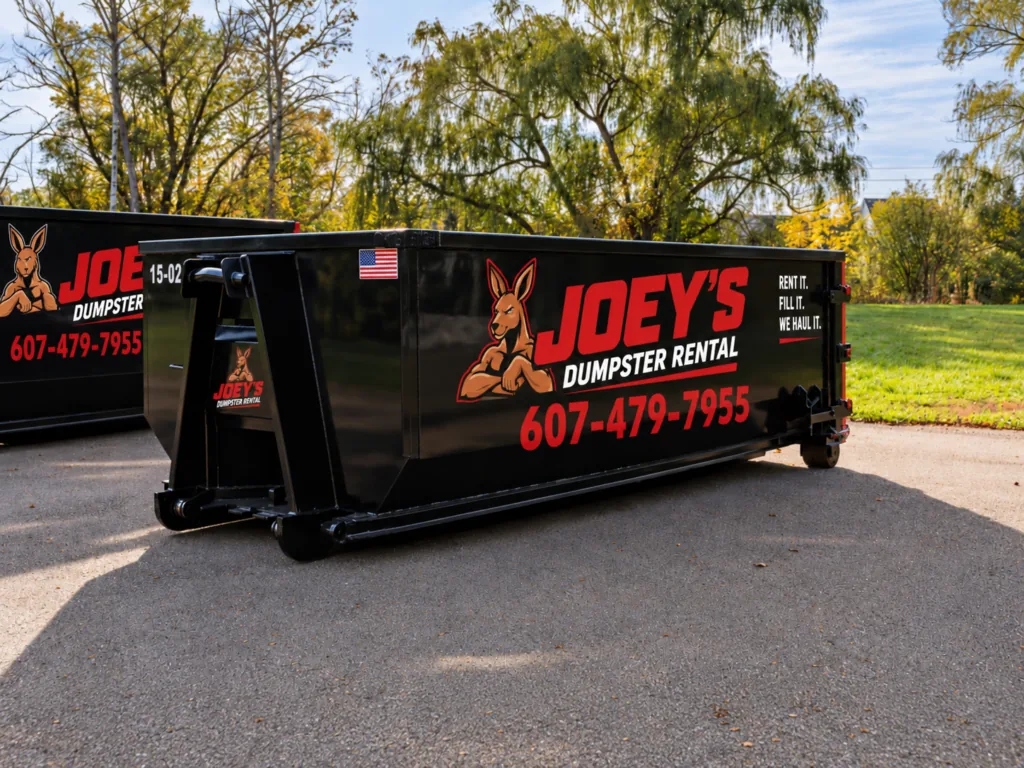15 Yard roll-off dumpster